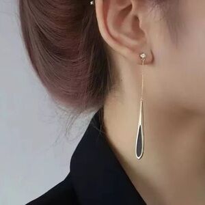 𝅺new Long Teardrop Dangle Earrings